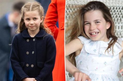 Princess Charlotte shows off missing teeth in smiling new snap for 8th ...