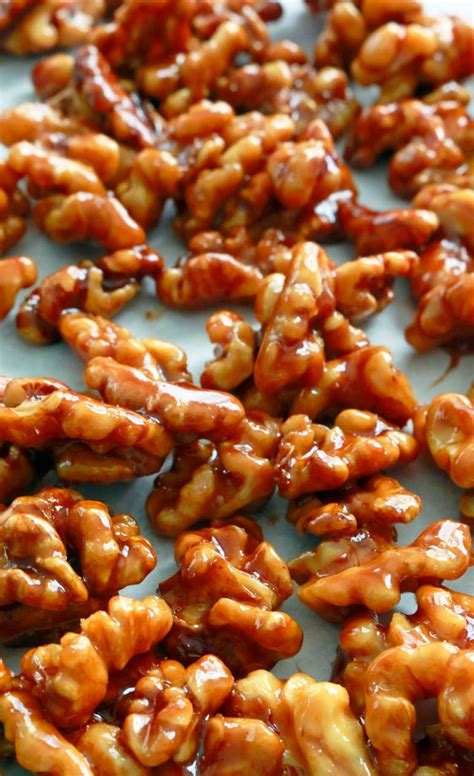 Easy candied walnuts (5-minute recipe) | Nut recipes, Walnut recipes ...