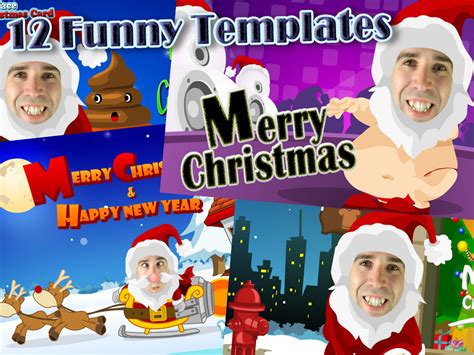 17 Funny Christmas Card Photoshop Templates Free Images - Photoshop ...