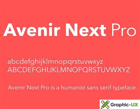 Avenir Next LT Pro Windows font - free for Personal