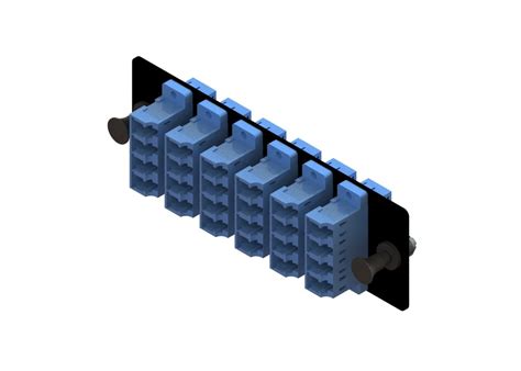 LC Fiber Patch Panel 96 Port, Rack Mount, 1U - FOCONEC