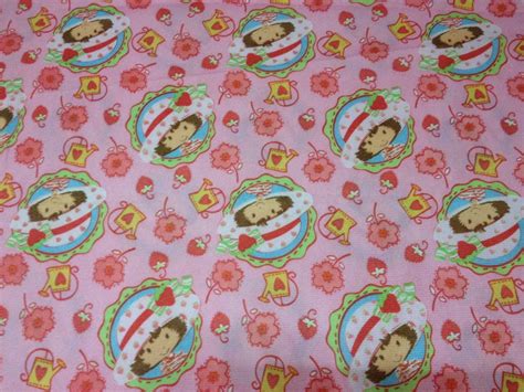 Vintage Strawberry Shortcake Fabric 3-1/2 by KoopsKountryKalico