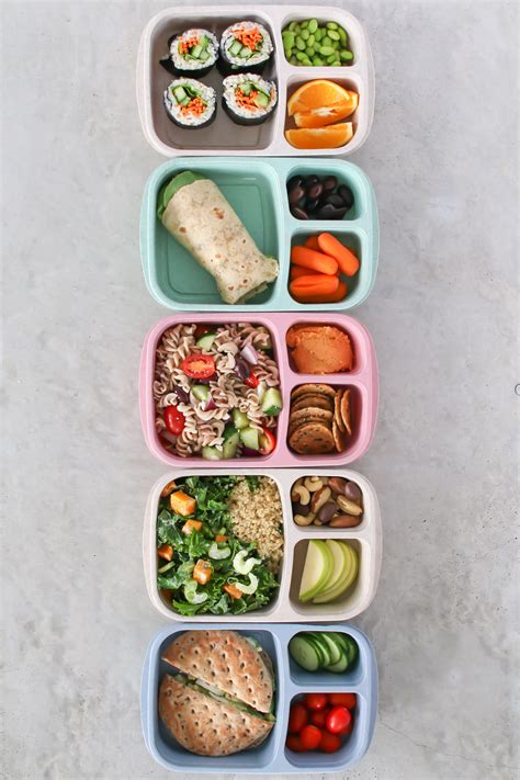 5 easy and healthy Bento Box lunches perfect for meal prepping your ...