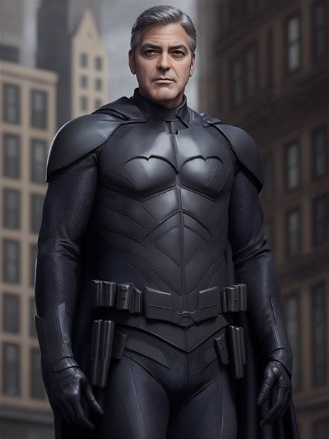 George Clooney as Batman by lunar-tes on DeviantArt