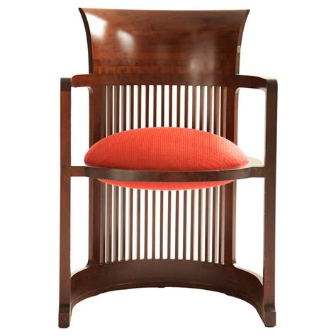 Frank Lloyd Wright Barrel Chair at 1stDibs | barrel chair frank lloyd wright, frank lloyd wright ...
