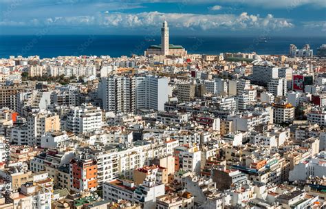 Skyline of Casablanca, Morocco. foto de Stock | Adobe Stock