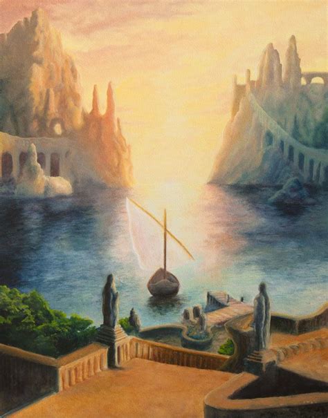 The Grey Havens | Lord of the rings, Painting, Art