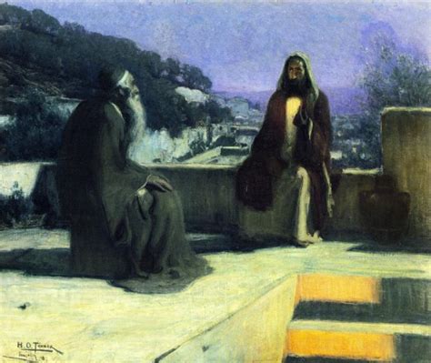 Nicodemus Visiting Jesus, 1899 - Henry Ossawa Tanner - WikiArt.org