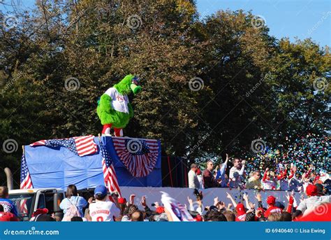 Phillies World Series 2008 Parade Editorial Image - Image of athlete ...