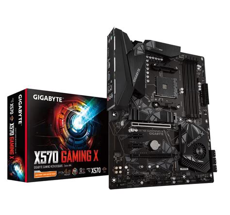 Gigabyte X570 GAMING X Ryzen AM4 ATX Motherboard 4xDDR4 Dual PCIe 4.0,M.2 RAID GbE LAN CrossFire ...