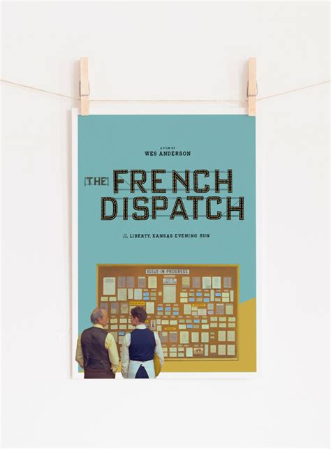 The French Dispatch Poster | The french dispatch, French dispatch, Wes ...