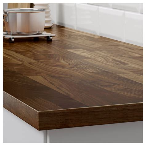 KARLBY Countertop for kitchen island - walnut, veneer 74x42x1 1/2 " (188x106.7x3.8 cm) | Karlby ...