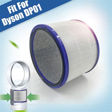 hepa filter replacement for dyson hp01/hp02 desk air purifiers pure hot ...