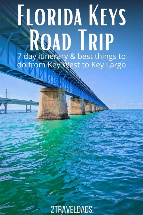 7 Day Florida Keys Road Trip Itinerary Pin 1 (1) - 2TravelDads