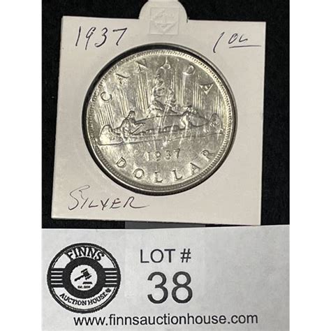 1937 Canadian Silver Dollar