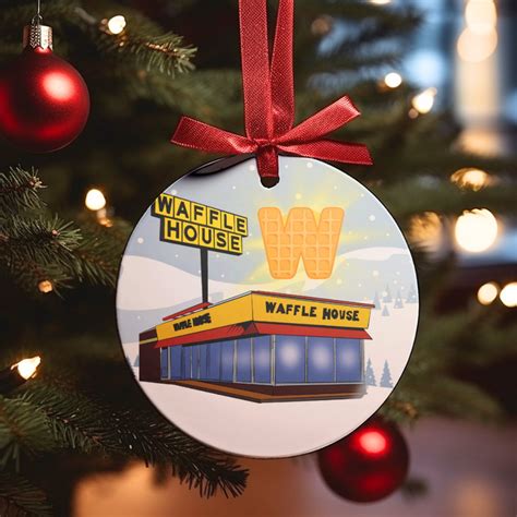 Waffle House Ornament Waffle House Christmas Waffle House Lover Waffle ...