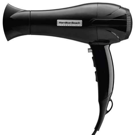 Hamilton Beach Commercial HHD620 1875 Watt Hand Held Hair Dryer w/ Concentrator Black 6 Per Case ...