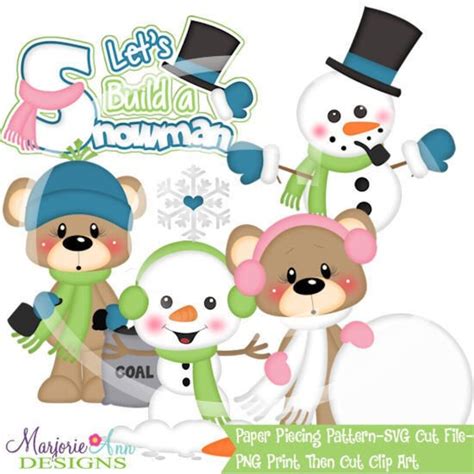 SVG Cut Files/paper Piecing/png Clip Art-franklin & Frannie Build A ...