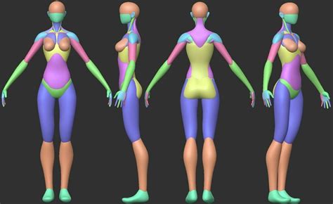 Stylized Female Base Mesh