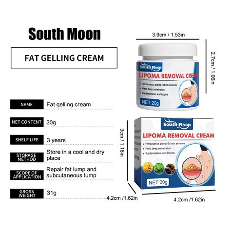 South Moon Lipoma Cream Original Delipidation Treatment Pain Relief Lipolysis Cellulite Fat Lump ...