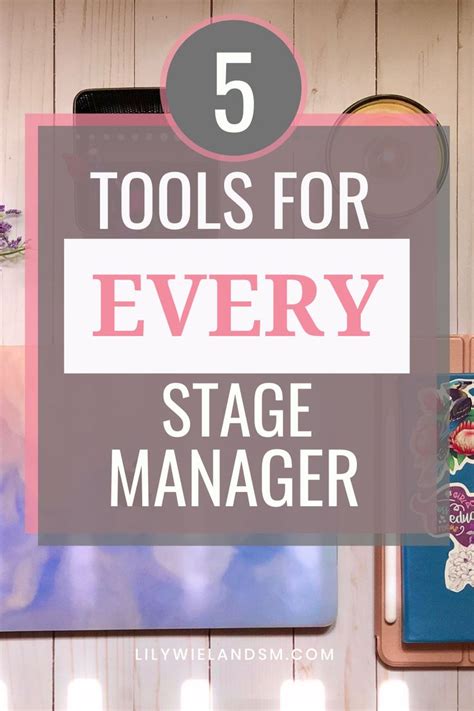 5 Essential Tools for Stage Managers! | theatre, stage management, home ...