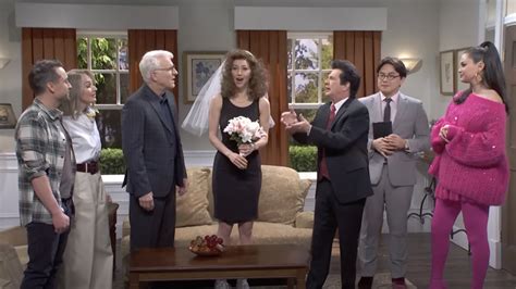 SNL Stages A Father Of The Bride Reunion With Steve Martin, Kieran ...