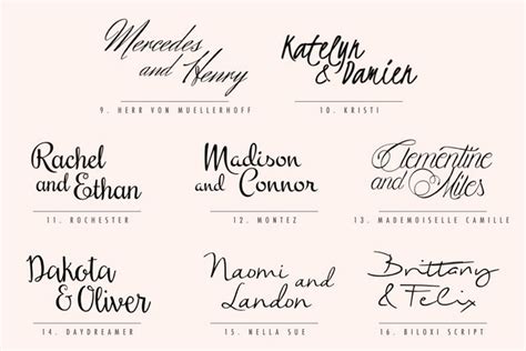 80+ Free Calligraphic Script Fonts for Wedding Invitations 2024