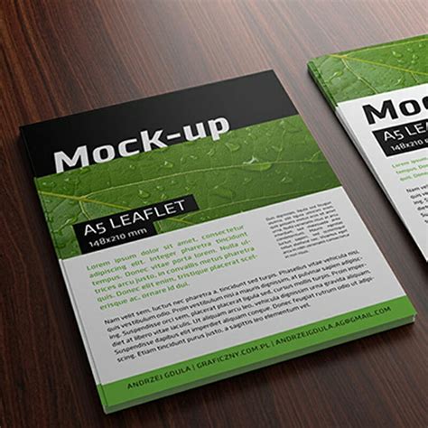 A5 Leaflet Mockup » CSS Author