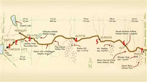 Loneliest Road In America Map - Sayre Courtnay