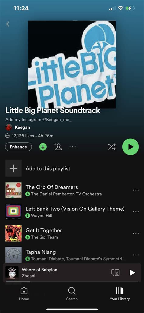 I made a little big planet playlist about a year ago just for myself ...