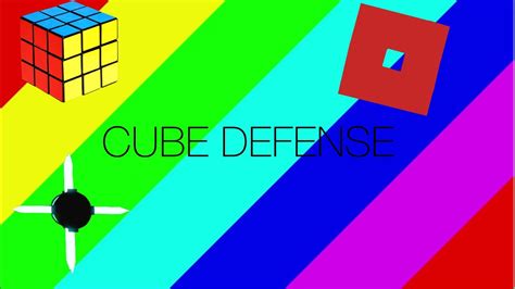 Cube Defense in Roblox! - YouTube