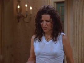 YARN | Parading around in a wet T-shirt. | Seinfeld (1989) - S07E10 The Gum | Video gifs by ...