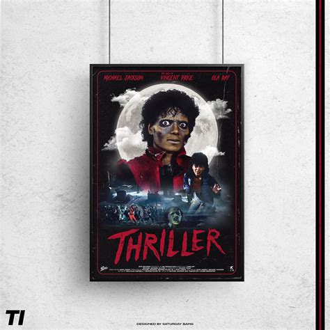 Michael Jackson THRILLER Original Poster Art Print - Etsy UK