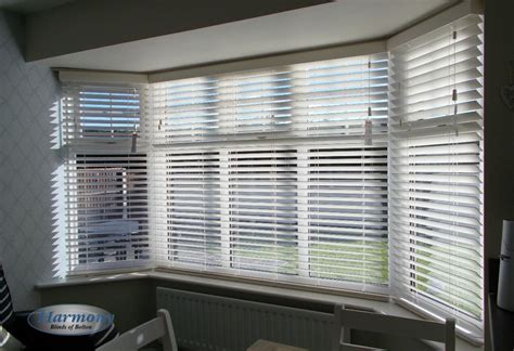 Large Bay Window Wooden Blinds | Wooden window blinds, Wooden blinds, Blinds design