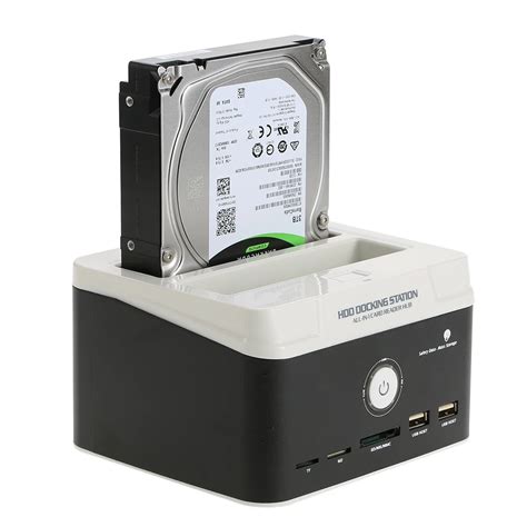 2.5"/ 3.5" USB 2.0 to SATA IDE External HDD Hard Drive Docking Station ...