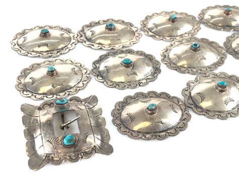 Sold Price: 12pc Vintage Native American Silver Conchos - August 6, 0120 8:00 AM MST