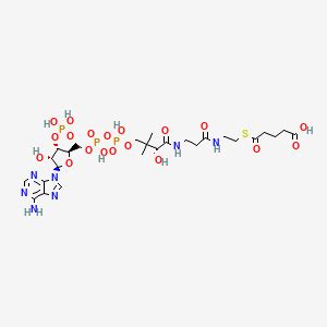 glutaryl-CoA | C26H42N7O19P3S | CID 3081383 - PubChem