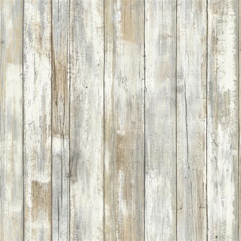 RoomMates Distressed Wood Peel and Stick Wall Decor Wallpaper - Walmart ...