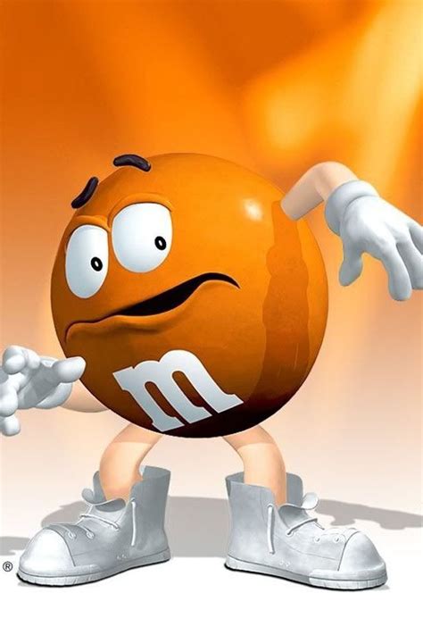 Orange M&M | Orange, M&m characters, Orange color