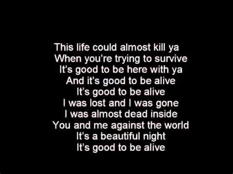 Good To Be Alive - Skillet (w/ lyrics) - YouTube