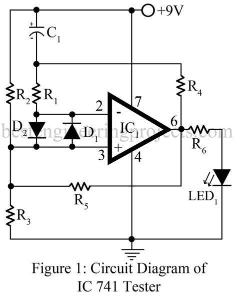 Operational Amplifier 741 Tester - Engineering Projects