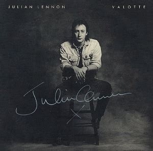 Julian Lennon Signed Valotte Album