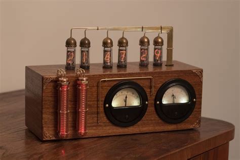 Nixie clock | Steampunk interior, Steampunk diy, Steampunk furniture