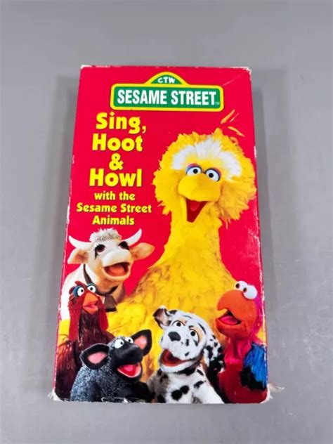 SESAME STREET VHS Lot Sing Hoot Howl BIG BIRD SINGS Sing Yourself ...