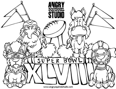 Superbowl Coloring Pages - Coloring Home