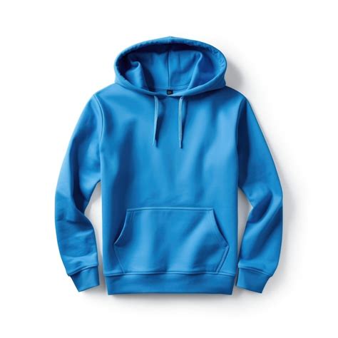 Premium AI Image | blue blank hoodie mockup