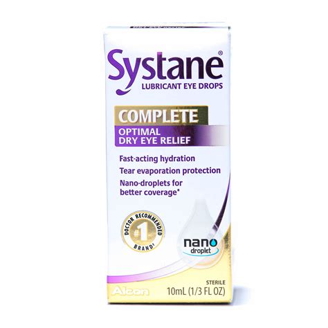 SYSTANE COMPLETE Lubricant Eye Drops for Dry Eye Symptom Relief, 10ML - Walmart.com - Walmart.com