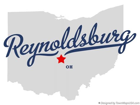 Map of Reynoldsburg, OH, Ohio