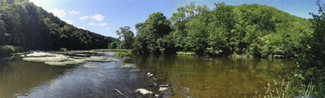 Belgium, Province Luxembourg, The Ardennes, Semois River stock photo