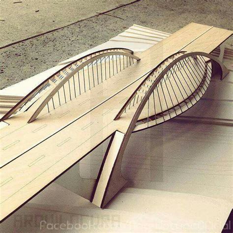 Maqueta puente | Bridge model, Architecture model, Architecture model making